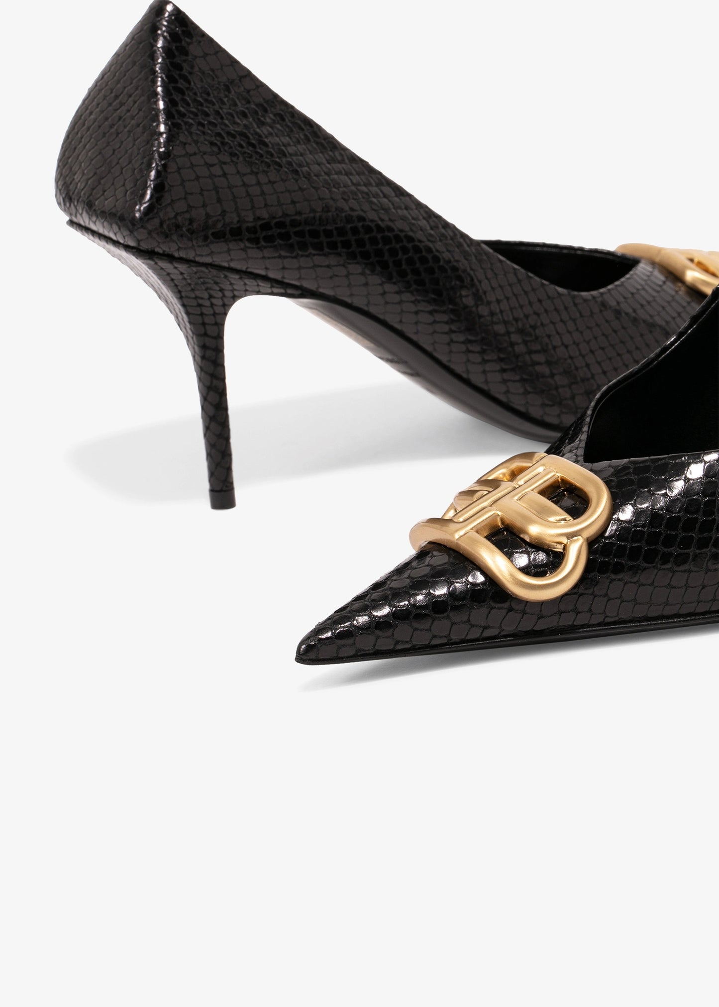 BALENCIAGA Square Knife BB Pumps