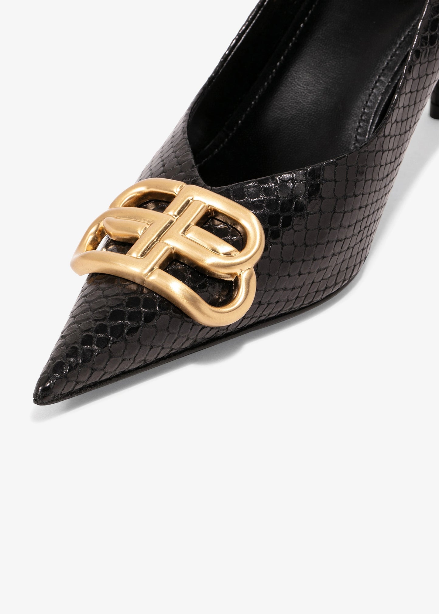 BALENCIAGA Square Knife BB Pumps