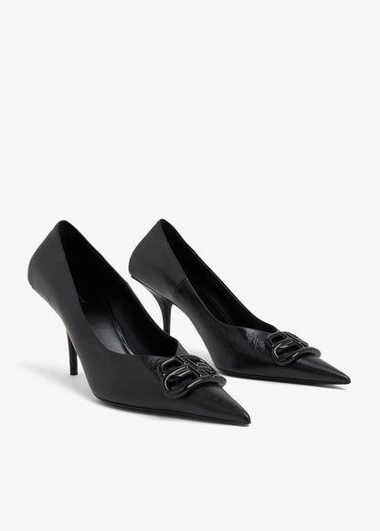 BALENCIAGA Square Knife BB Pumps