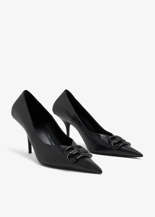 BALENCIAGA Square Knife BB Pumps