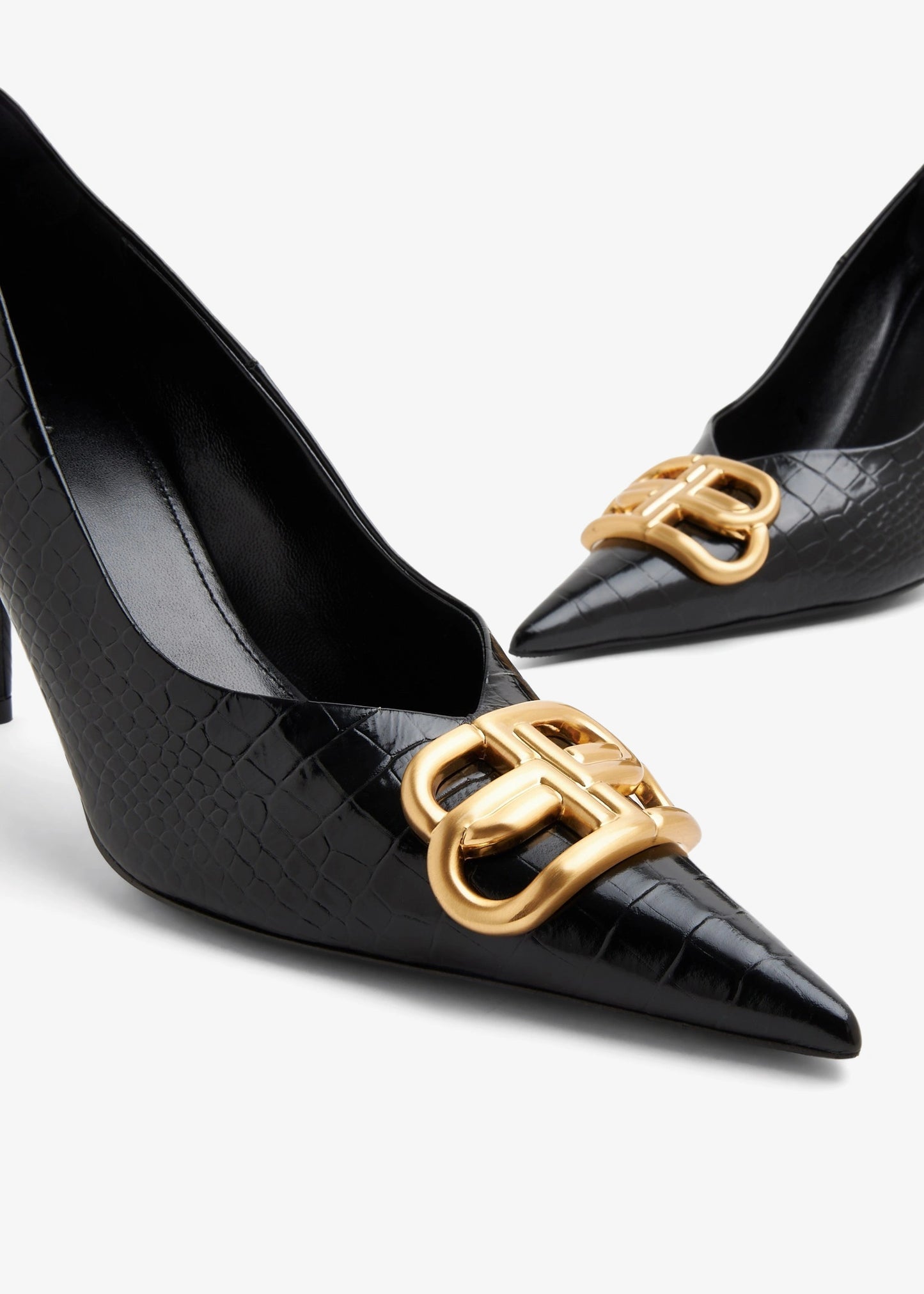 BALENCIAGA Square Knife BB Pumps