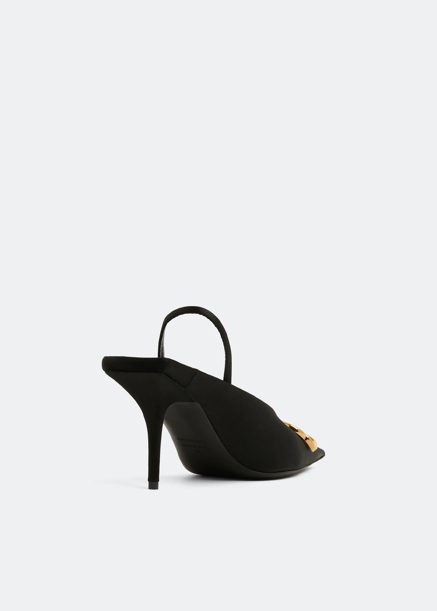 BALENCIAGA BB Square Knife Slingback Pumps