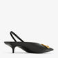 BALENCIAGA BB Square Knife Slingback Pumps
