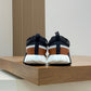 Black and Brown Sneakers