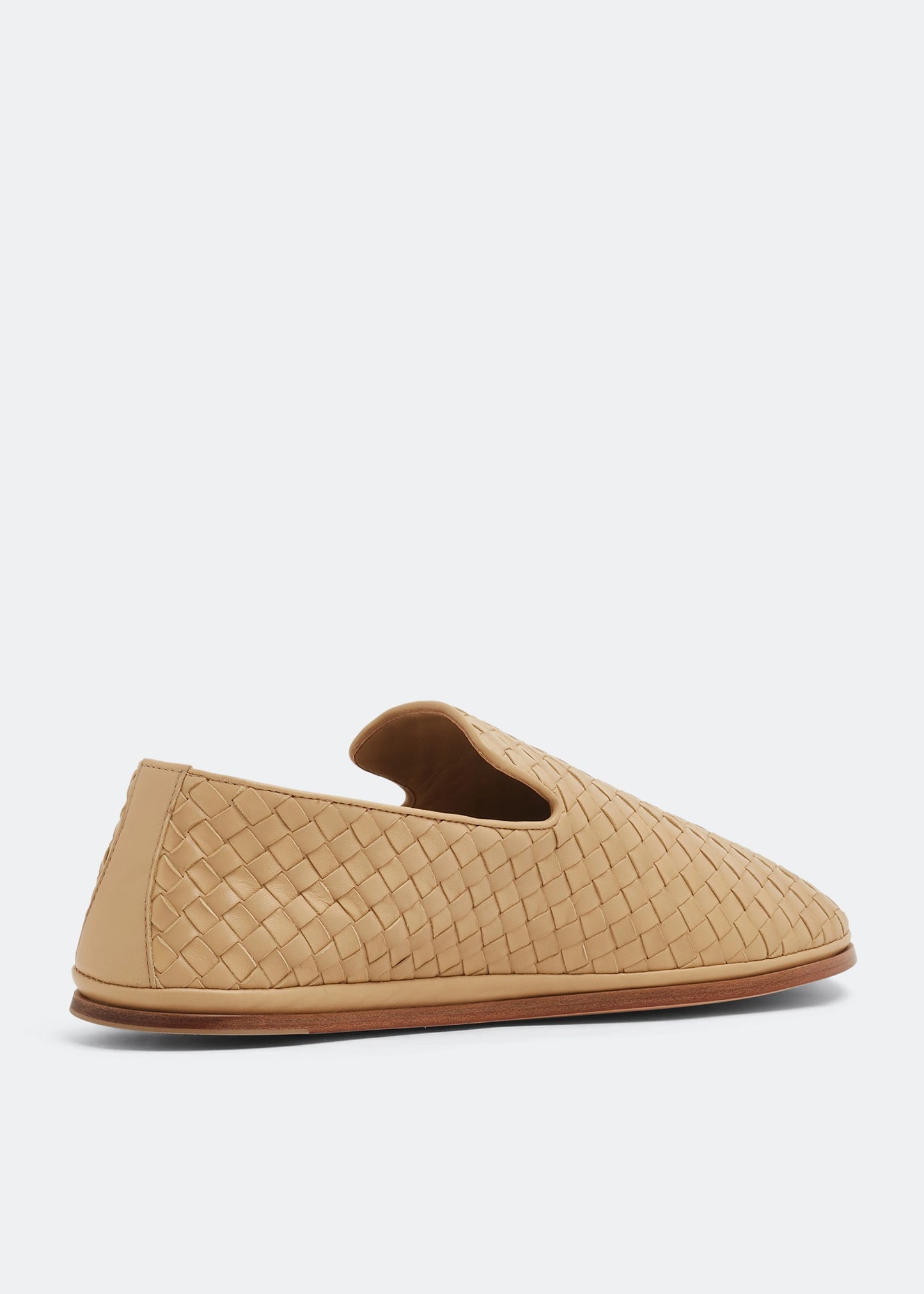 BOTTEGA VENETA Intrecciato leather slippers