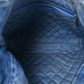 Blue Denim Quilted Chanel 22 Small