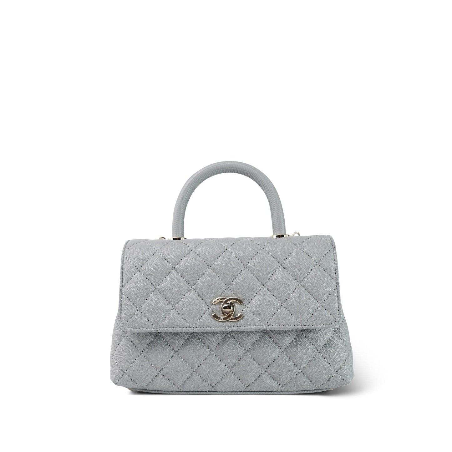 Chanel Caviar Quilted Coco Handle Small LGHW