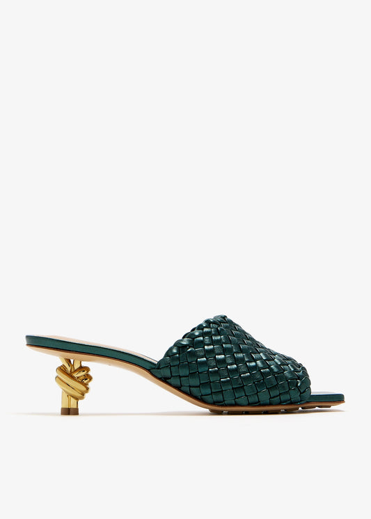 BOTTEGA VENETA Knot intrecciato mules
