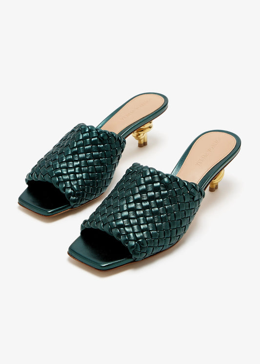 BOTTEGA VENETA Knot intrecciato mules