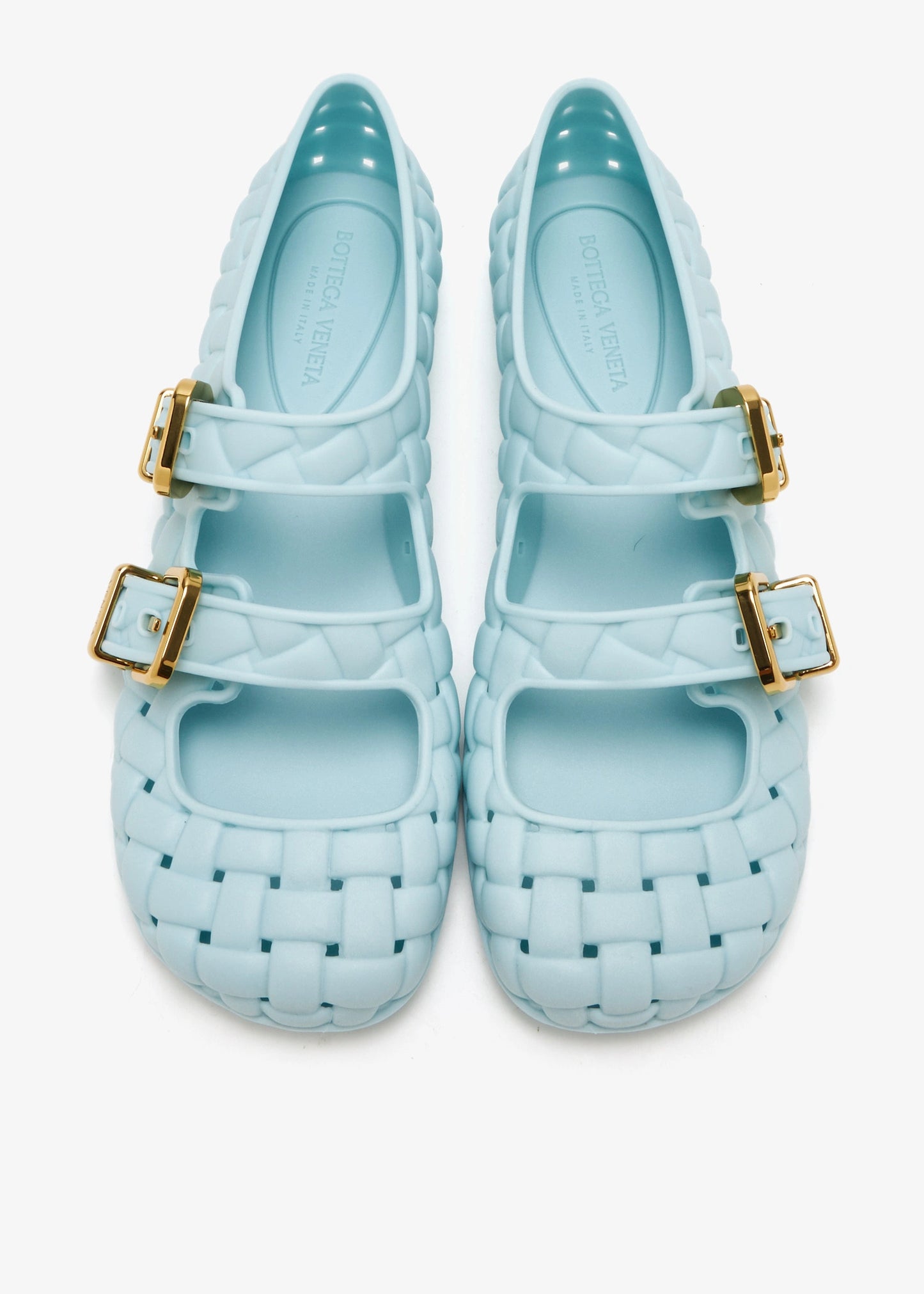 Blue  - Pink  BOTTEGA VENETA   Amy ballerinas