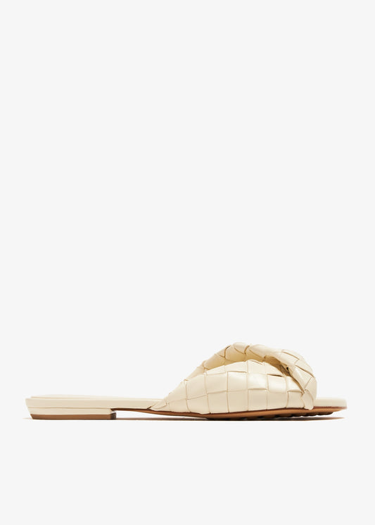Burgundy - Pink BOTTEGA VENETA  Blink flat sandals