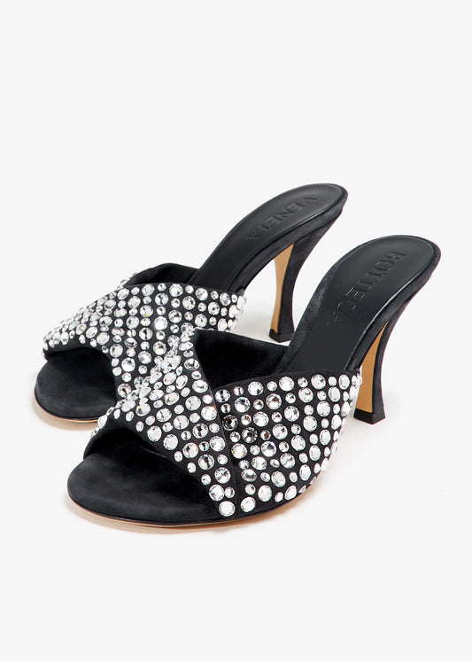 BOTTEGA VENETA Blink rhinestone sandals