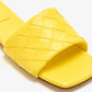 Yellow - Cream  BOTTEGA VENETA  Parco flat mules