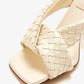 Cream BOTTEGA VENETA  Riva mules