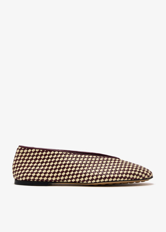 BOTTEGA VENETA  Rosa ballerinas