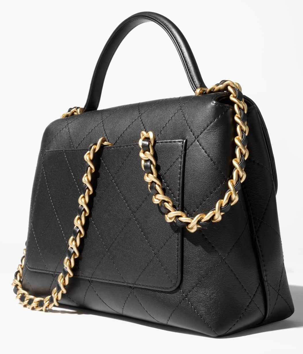 Chanel Large Flap Bag With Top Handle