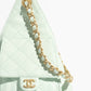 25 Grained Calfskin & Gold-Tone Metal Handbag