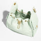 25 Grained Calfskin & Gold-Tone Metal Handbag