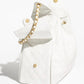 25 Grained Calfskin & Gold-Tone Metal Handbag