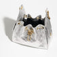 25 Grained Calfskin & Gold-Tone Metal Handbag