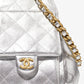 25 Grained Calfskin & Gold-Tone Metal Handbag