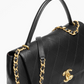 Maxi Flap Bag With Top Handle