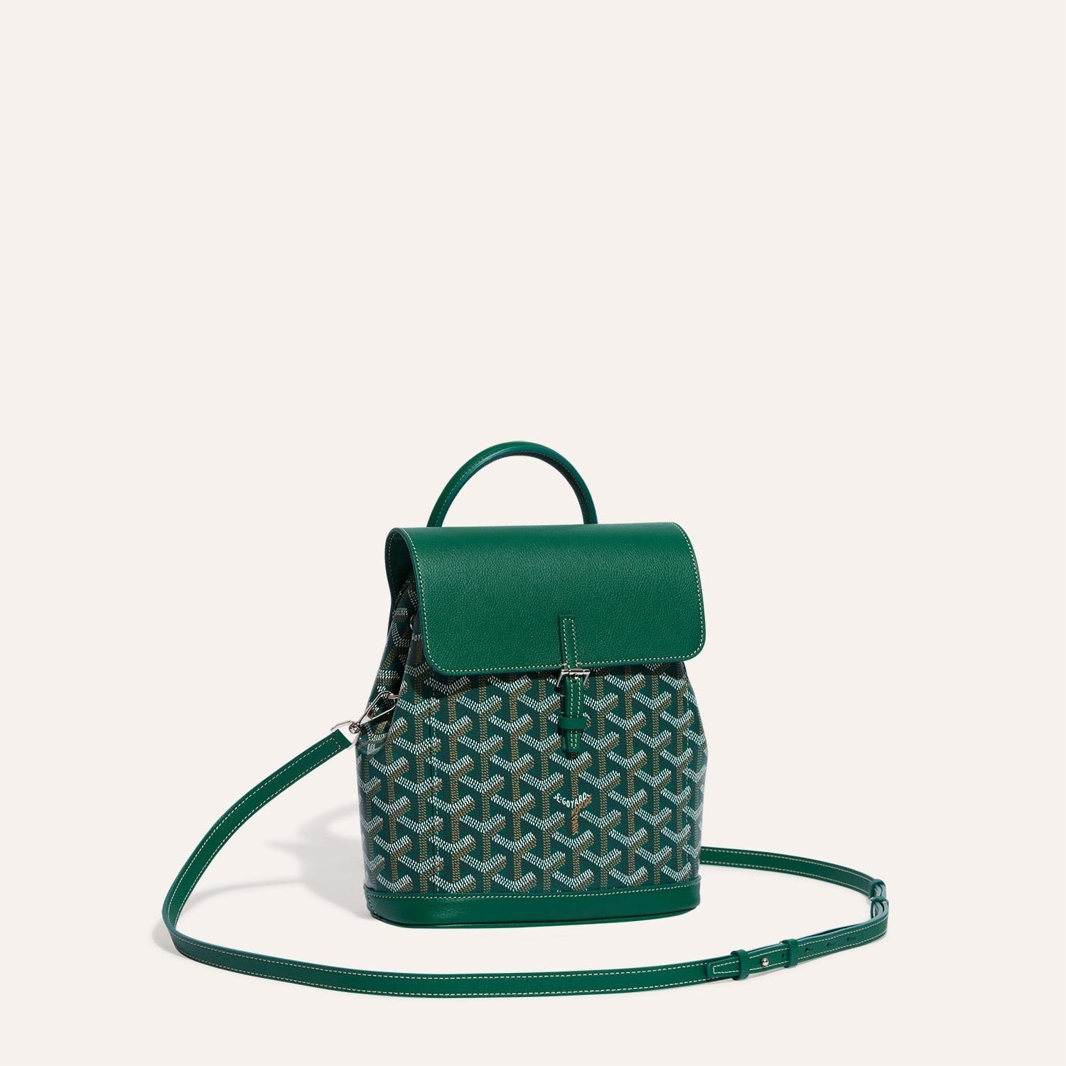 希少品◆入手困難♪【GOYARD】Alpin ミニ バックパック グリーン Goyard Alpin Mini Backpack Green Goyardine Calfskin