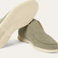 Army Gray - Chocolate LORO PIANA  Open Walk Ankle Boot