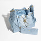 CHANEL 25 Washed Denim