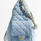 CHANEL 25 Washed Denim