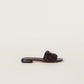Matelassé Nappa Leather Slides