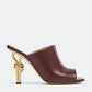 Brown - Black BOTTEGA VENETA  Knot mules