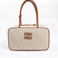 Beau bag in canva and leather