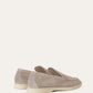 Classic Beige - Gull Gray  LORO PIANA  Summer Walk Loafer