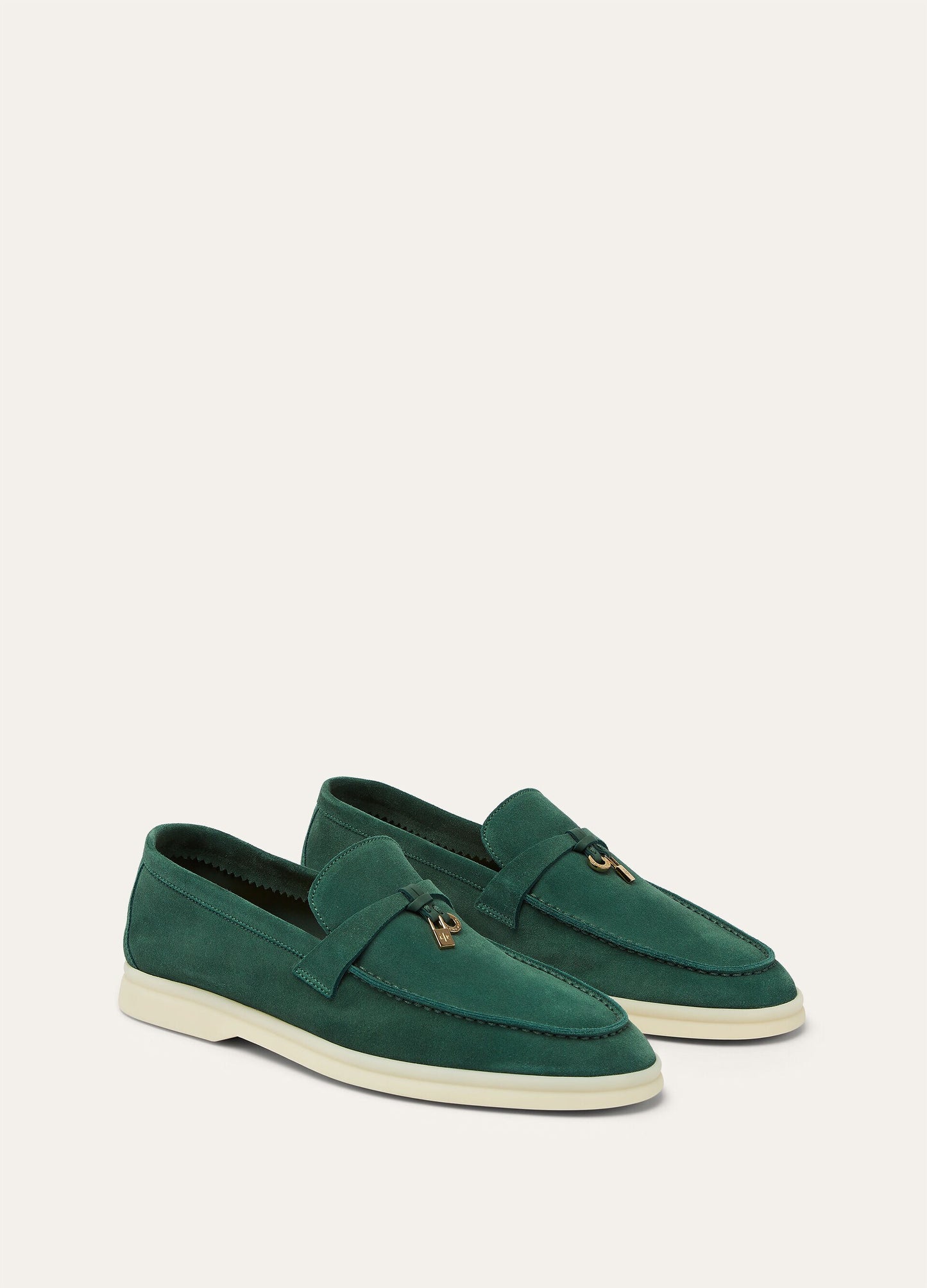 Saffron Tea - Hinoki Wood Summer Charms Walk Loafer  Suede