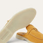 Saffron Tea - Orange Flame Babouche Charms Walk Loafer  Suede