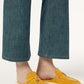 Saffron Tea - Orange Flame Babouche Charms Walk Loafer  Suede