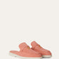 Saffron Tea - Orange Flame Babouche Charms Walk Loafer  Suede