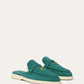 Saffron Tea - Orange Flame Babouche Charms Walk Loafer  Suede