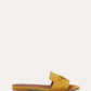 Saffron Tea - Alchermes Summer  Charms Sandal  Suede Goatskin