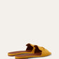 Saffron Tea - Alchermes Summer  Charms Sandal  Suede Goatskin