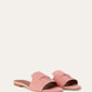 Saffron Tea - Alchermes Summer  Charms Sandal  Suede Goatskin