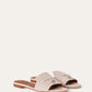 Saffron Tea - Alchermes Summer  Charms Sandal  Suede Goatskin