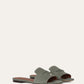 Saffron Tea - Alchermes Summer  Charms Sandal  Suede Goatskin