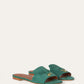 Saffron Tea - Alchermes Summer  Charms Sandal  Suede Goatskin