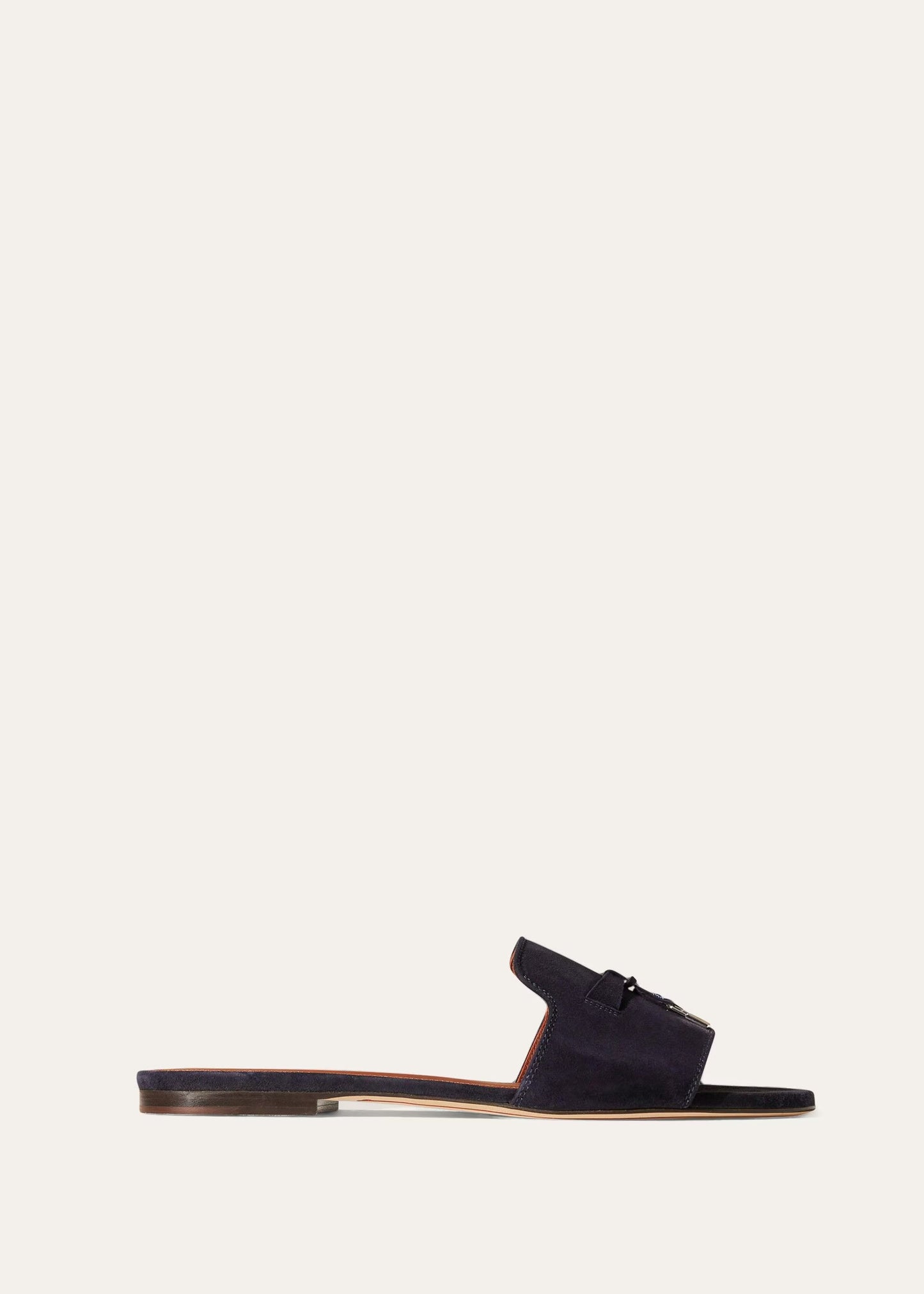 Navy Blue - Fireplace Summer Charms Sandal  Suede Goatskin