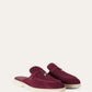 Ribbon Green - Charms Walk Babouche Loafer  Suede