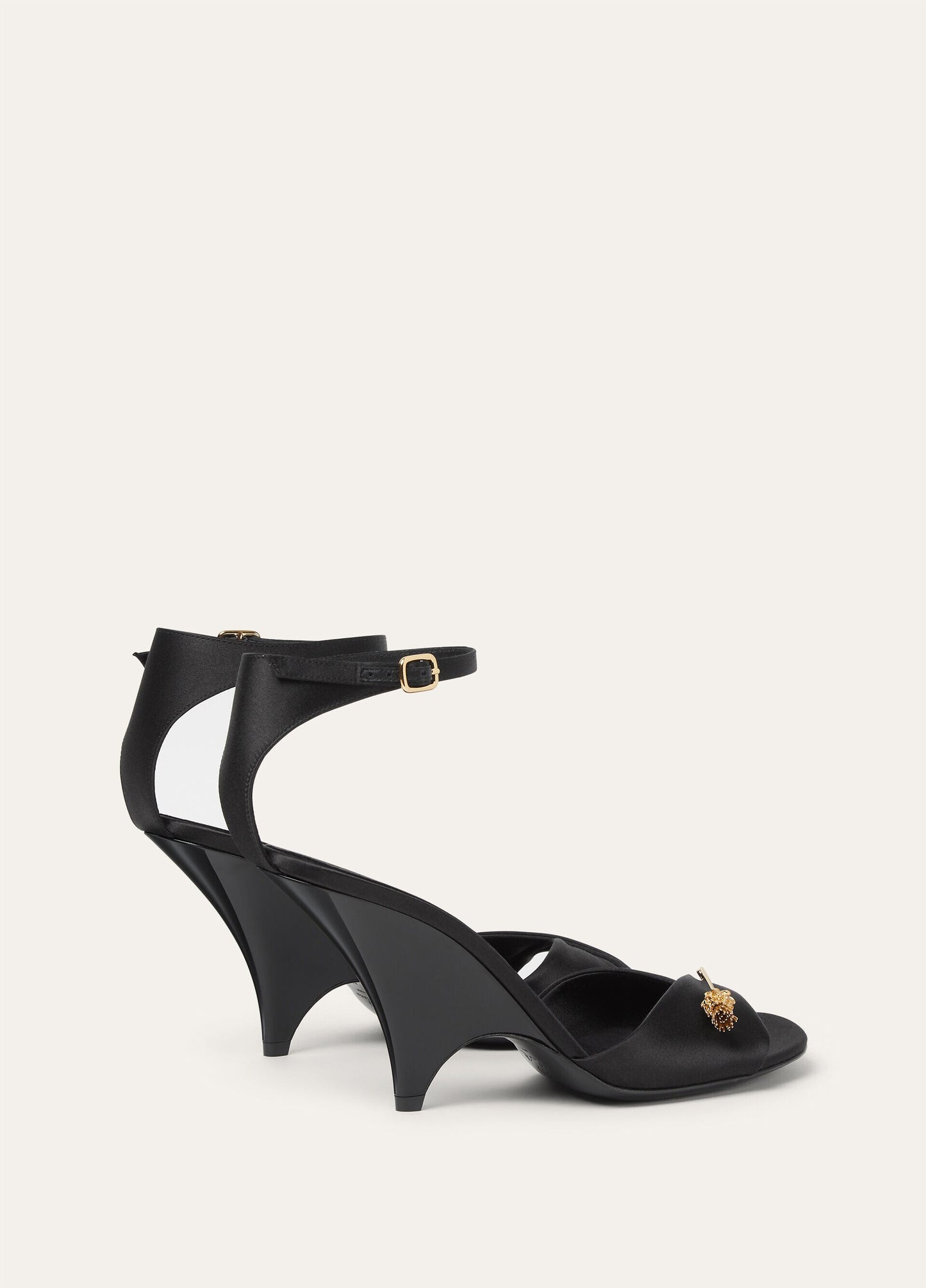 Olympia Heeled Sandal  Viscose, Silk