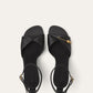 Olympia Heeled Sandal  Viscose, Silk