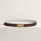 My H Belt Buckle & Hermès Sur Mer Reversible Leather Strap 24 MM